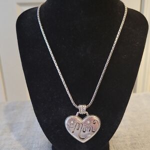 Brighton "Mom" Silver Necklace